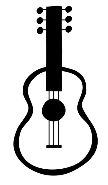 Guitare — Image vectorielle