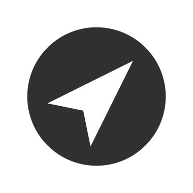 Compass arrow logo template illustration design. navigation compass icon for apps and website. Vector illustration