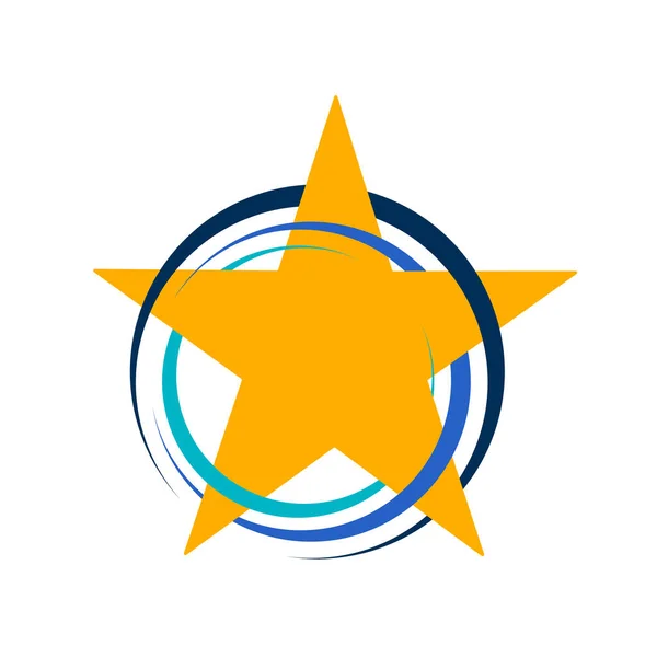 Sternsymbolvektor Trendiges Flaches Lieblingsdesign Starwebseite Piktogramm Mobile App Logo Illustration — Stockvektor