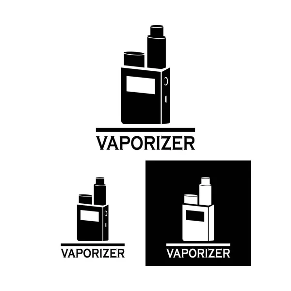 Vapor Vaporizer Logotyp Mall Vektor Illustration — Stock vektor