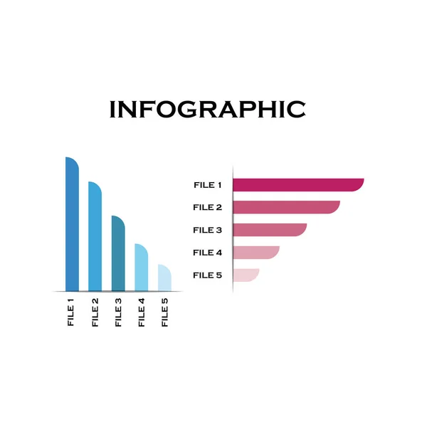 Infografische Design Vorlage Kreatives Design Konzept Für Business Workflow Layout — Stockvektor