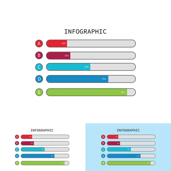 Infografische Design Vorlage Kreatives Design Konzept Für Business Workflow Layout — Stockvektor