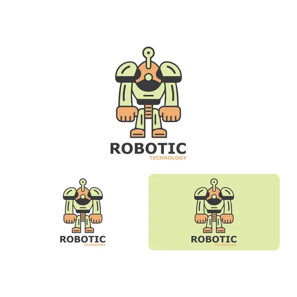 ロボットアイコンベクトルイラストデザイン — ストックベクタ