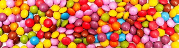 Bir Sürü Renkli Şekerin Yakın Çekimi Soyut Arkaplan — Stok fotoğraf