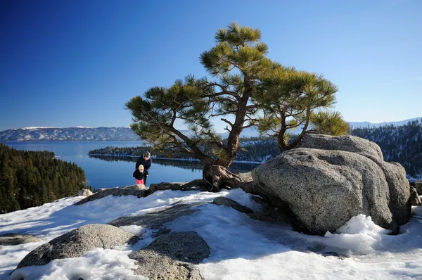 Emerald Bay viewpoint, Lake Tahoe — Stock Photo, Image