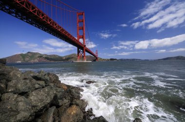 Golden gate Köprüsü'nden fort point