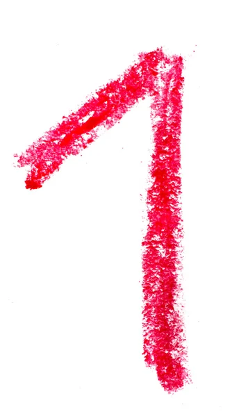 Crayon number — Stock Photo, Image