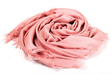 pink scarf