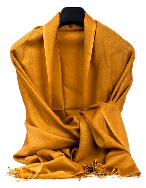 Gold scarf — Stock Photo, Image