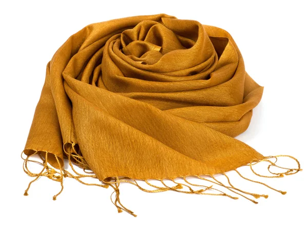 Gold scarf — Stock Photo, Image