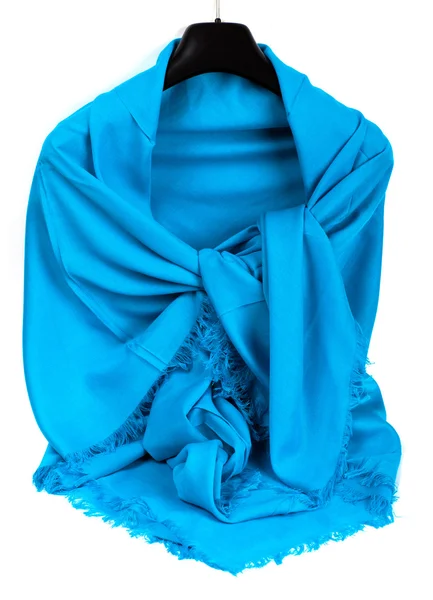 蓝色围巾 — 图库照片