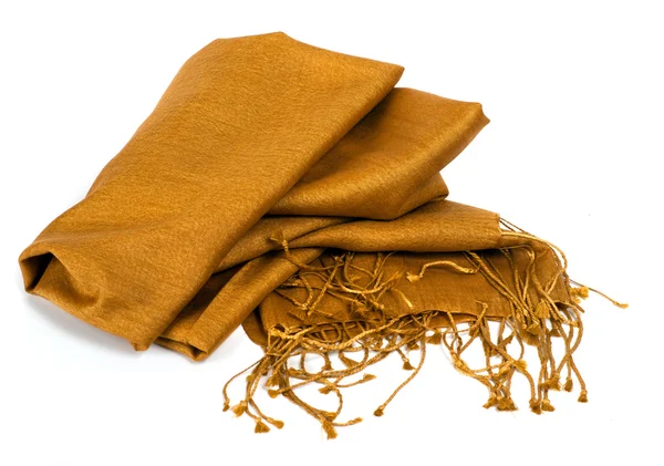 Gold scarf — Stock Photo, Image