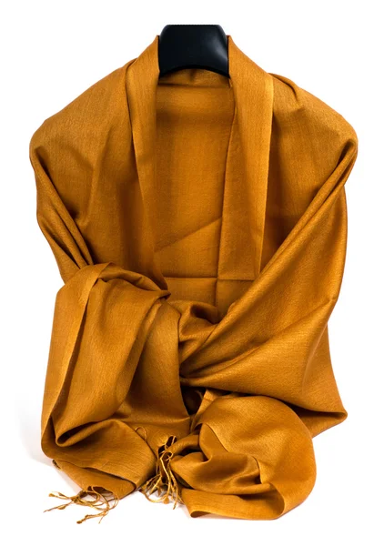 Gold scarf — Stock Photo, Image