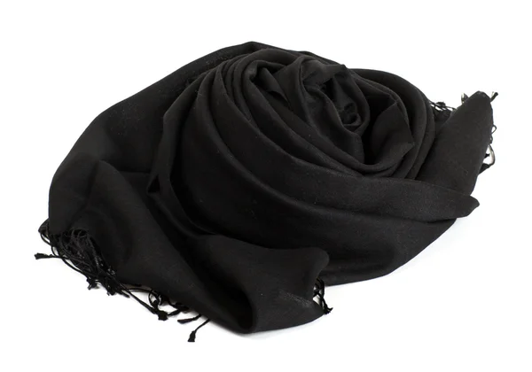 Чёрный шарф — стоковое фото