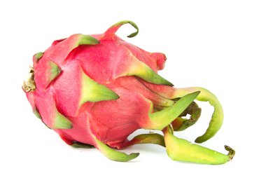 Beyaz arkaplanda Ejder Meyvesi izole