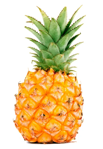 Beyaz üstüne ananas