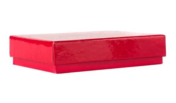 Caja pequeña roja para regalos y decoraciones caros — Foto de Stock