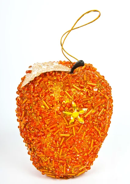 Manzana naranja navidad — Foto de Stock