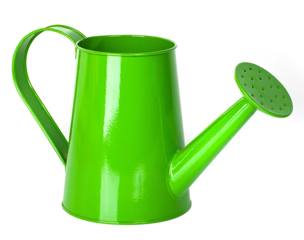 Green watering can — Stock Photo, Image