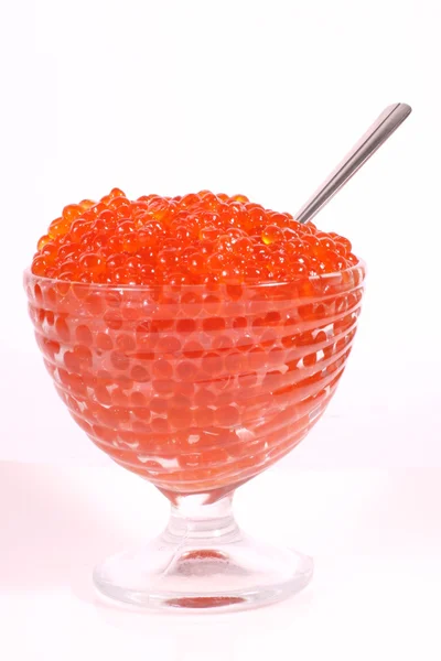 Frischer roter Kaviar — Stockfoto