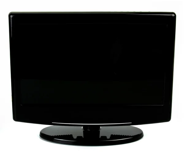 Widescreen lcd monitor na białym tle — Zdjęcie stockowe