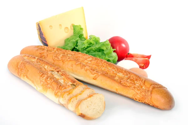 Baguette en blanco — Foto de Stock