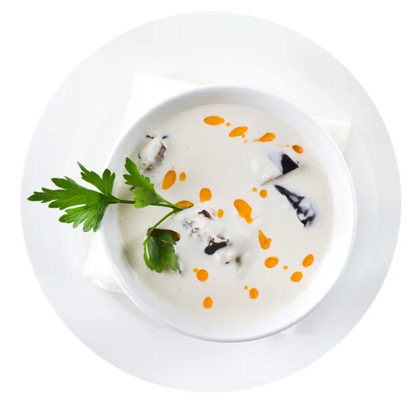 Mantar kremalı çorba.