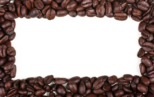 Szemes kávé-keret Stock Kép