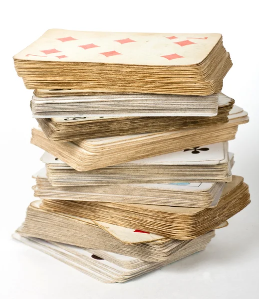 Старая карточная игра Лицензионные Стоковые Фото