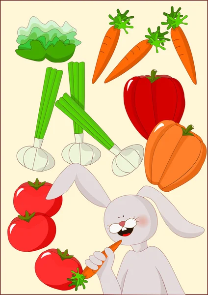 Légumes — Image vectorielle