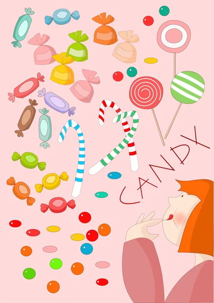 Süßigkeiten — Stockvektor