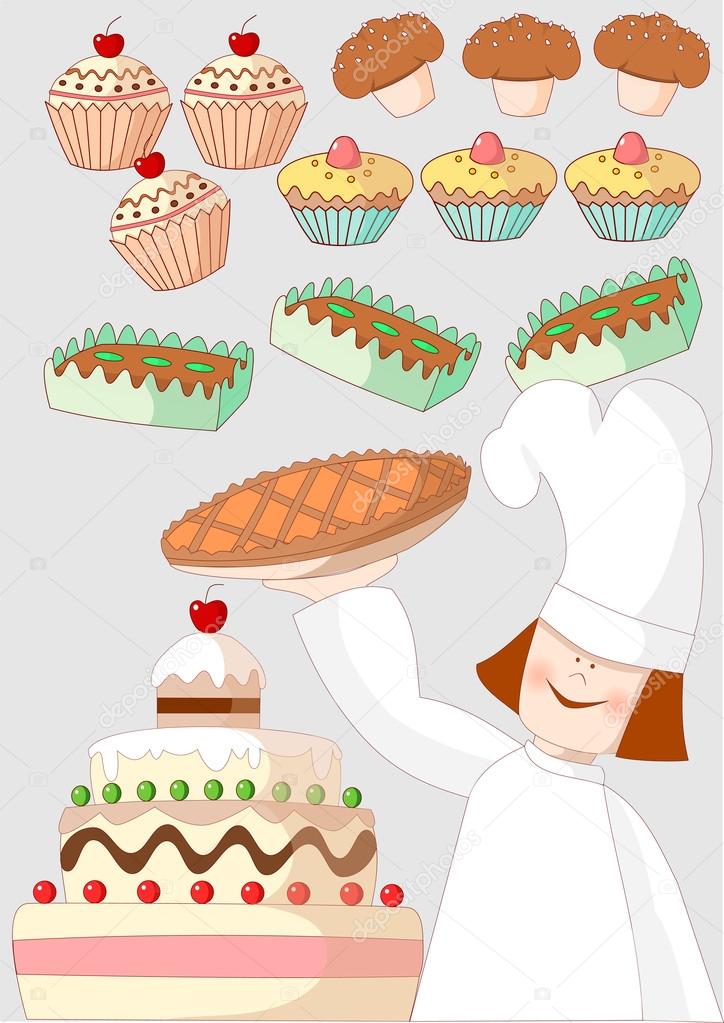 Cakes and pastries