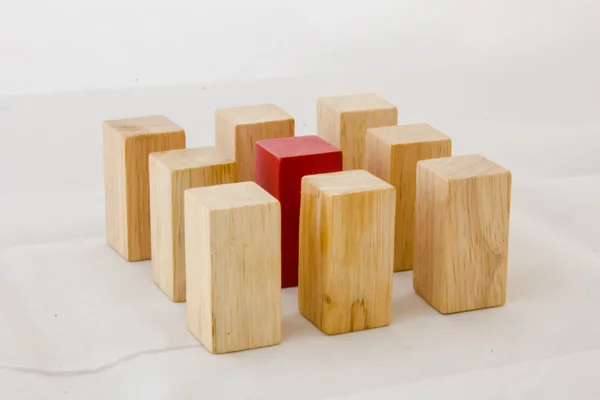 Wooden cubes — Stock Photo, Image