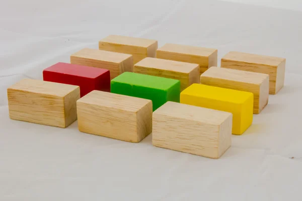 Wooden cubes — Stock Photo, Image