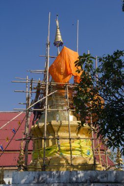 güzel, temiz sağlamak için geri pagoda ve inanç.