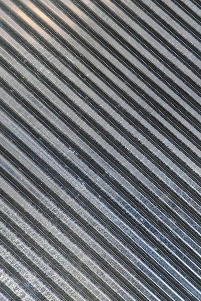 Corrugated zinc metal texture may be used as background — Stock Photo, Image