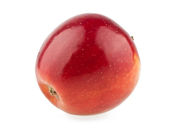 Manzana roja aislada sobre blanco —  Fotos de Stock