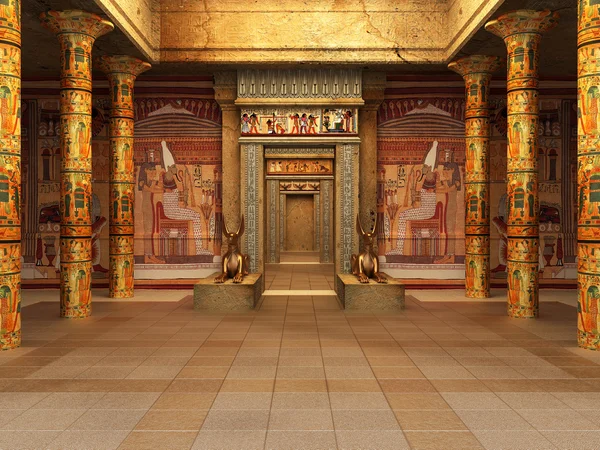 Гробница фараона (3D рендеринг  ) Лицензионные Стоковые Изображения