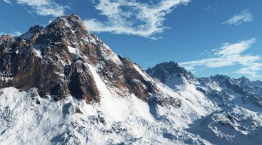 Kardaki dağlar ( 3d render )