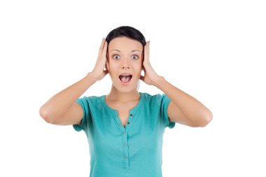 şaşırmış kadın