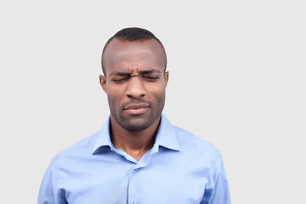 African man making a face — Stock Photo, Image