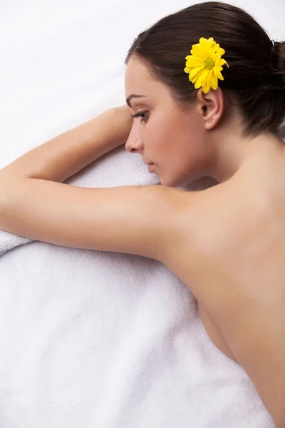 Spa ragazza — Foto Stock