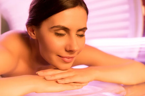 Solarium treatment — Stock Photo, Image