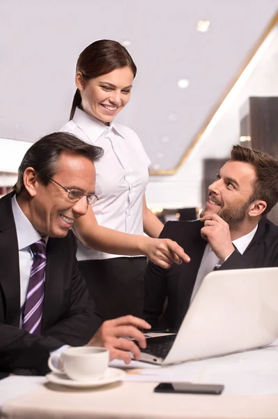 Framgångsrika team. — Stockfoto