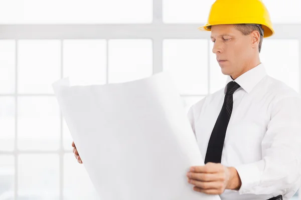 Architect at work — Stock Photo, Image