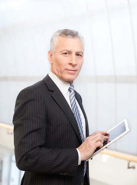 Businessman with digital tablet. — Stock Photo, Image