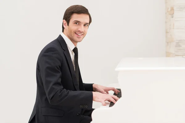Piano man. — Stock Photo, Image