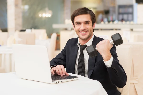 Sport och affärer. — Stockfoto