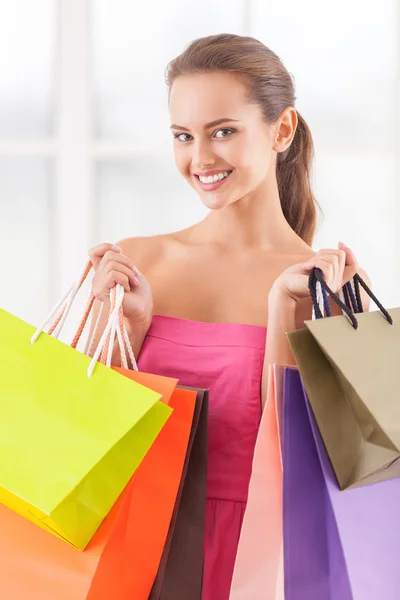 Buona giornata per lo shopping . — Foto Stock