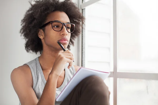 Väntar på inspiration. — Stockfoto